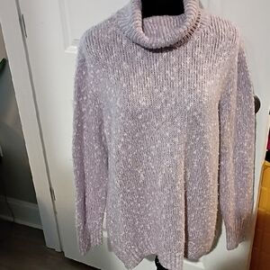 H&M Soft Lilac Turtleneck Sweater